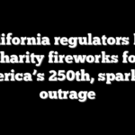 California regulators kill charity fireworks for America’s 250th, sparking outrage
