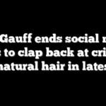 Coco Gauff ends social media hiatus to clap back at critics of her natural hair in latest ad