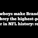 Cowboys make Brandon Aubrey the highest-paid kicker in NFL history: reports