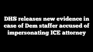 DHS releases new evidence in case of Dem staffer accused of impersonating ICE attorney