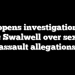 DOJ opens investigation into Eric Swalwell over sexual assault allegations