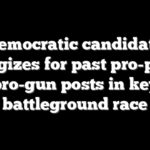 Democratic candidate apologizes for past pro-police, pro-gun posts in key battleground race