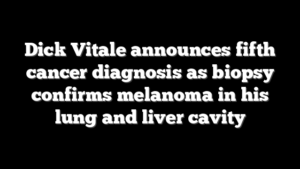 Dick Vitale announces fifth cancer diagnosis as biopsy confirms melanoma in his lung and liver cavity