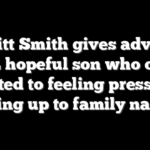 Emmitt Smith gives advice to NFL hopeful son who once admitted to feeling pressure of living up to family name