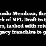 Fernando Mendoza, the No 1 pick of NFL Draft to the Raiders, tasked with returning a legacy franchise to glory