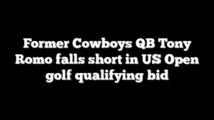Former Cowboys QB Tony Romo falls short in US Open golf qualifying bid