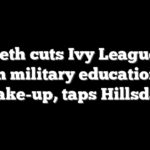 Hegseth cuts Ivy League ties in military education shake-up, taps Hillsdale