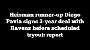 Heisman runner-up Diego Pavia signs 3-year deal with Ravens before scheduled tryout: report