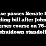 House passes Senate DHS funding bill after Johnson reverses course on 76-day shutdown standoff
