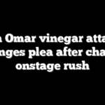 Ilhan Omar vinegar attacker changes plea after chaotic onstage rush