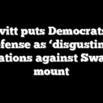 Leavitt puts Democrats on defense as ‘disgusting’ allegations against Swalwell mount