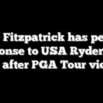 Matt Fitzpatrick has perfect response to USA Ryder Cup fans after PGA Tour victory