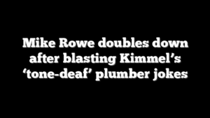 Mike Rowe doubles down after blasting Kimmel’s ‘tone-deaf’ plumber jokes