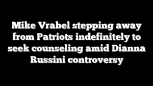 Mike Vrabel stepping away from Patriots indefinitely to seek counseling amid Dianna Russini controversy