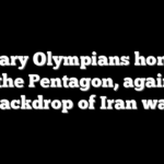Military Olympians honored at the Pentagon, against backdrop of Iran war