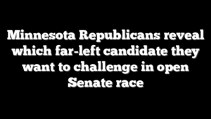 Minnesota Republicans reveal which far-left candidate they want to challenge in open Senate race