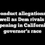 Misconduct allegations dog Swalwell as Dem rivals seize opening in California governor’s race