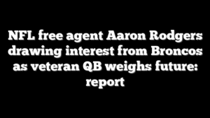 NFL free agent Aaron Rodgers drawing interest from Broncos as veteran QB weighs future: report