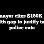 NYC mayor cites $180K racial wealth gap to justify taxes, police cuts