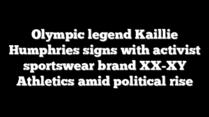 Olympic legend Kaillie Humphries signs with activist sportswear brand XX-XY Athletics amid political rise