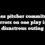 Orioles pitcher commits two errors on one play in disastrous outing