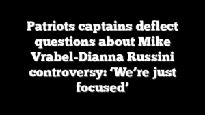 Patriots captains deflect questions about Mike Vrabel-Dianna Russini controversy: ‘We’re just focused’