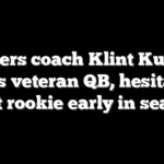 Raiders coach Klint Kubiak favors veteran QB, hesitant to start rookie early in season