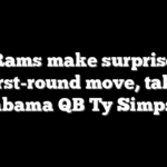 Rams make surprise first-round move, take Alabama QB Ty Simpson