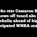 Sparks star Cameron Brink shows off toned abs at Coachella ahead of highly anticipated WNBA season