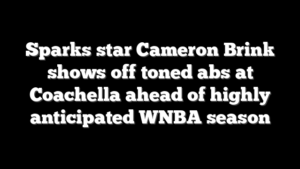 Sparks star Cameron Brink shows off toned abs at Coachella ahead of highly anticipated WNBA season