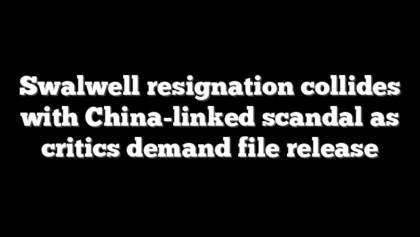 Swalwell resignation collides with China-linked scandal as critics demand file release