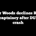 Tiger Woods declines Ryder Cup captaincy after DUI, car crash