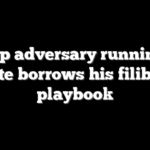 Trump adversary running for Senate borrows his filibuster playbook