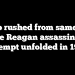 Trump rushed from same hotel where Reagan assassination attempt unfolded in 1981