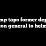 Trump taps former deputy surgeon general to helm CDC