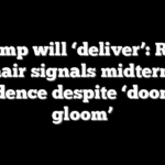 Trump will ‘deliver’: RNC chair signals midterms confidence despite ‘doom and gloom’
