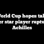US World Cup hopes take hit after star player ruptures Achilles