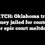 WATCH: Oklahoma trans attorney jailed for contempt after epic court meltdown