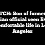 WATCH: Son of former top Iranian official seen living comfortable life in Los Angeles