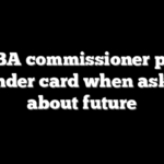 WNBA commissioner plays gender card when asked about future
