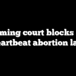 Wyoming court blocks fetal heartbeat abortion law