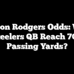 Aaron Rodgers Odds: Will Steelers QB Reach 70k Passing Yards?
