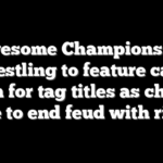 Awesome Championship Wrestling to feature cage match for tag titles as champs hope to end feud with rivals