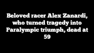 Beloved racer Alex Zanardi, who turned tragedy into Paralympic triumph, dead at 59