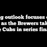 Betting outlook focuses on the total as the Brewers take on the Cubs in series finale