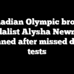 Canadian Olympic bronze medalist Alysha Newman banned after missed drug tests