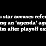 Celtics star accuses referees of having an ‘agenda’ against him after playoff exit