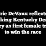 Cherie DeVaux reflects on making Kentucky Derby history as first female trainer to win the race