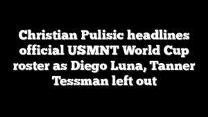Christian Pulisic headlines official USMNT World Cup roster as Diego Luna, Tanner Tessman left out