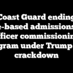 Coast Guard ending race-based admissions for officer commissioning program under Trump DEI crackdown